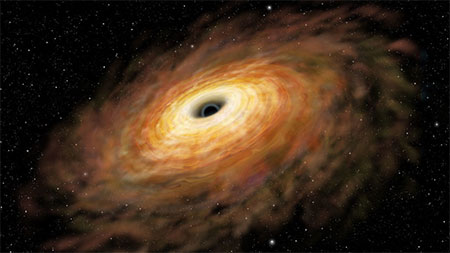 研究人员说，在银河系中发现了一个相当于68个太阳的黑洞（一个插图）。那个黑质量比其他类似的黑洞重得多。https://www.sciencenews.org/article/newfound-black-hole-milky-way-is-is-weirdly-heavy